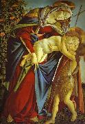 Sandro Botticelli Madonna and Child and the young St. John the Baptist Sweden oil painting artist